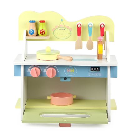 Cocina de madera verde pastel - Imagen 4