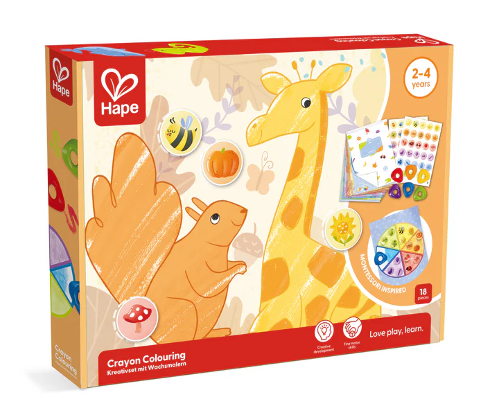 Kit de colorear con crayones - Hape - Imagen 4