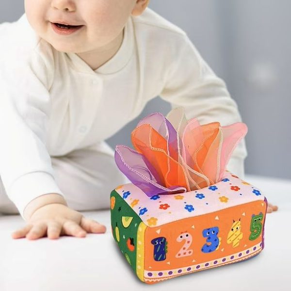 juego para bebés Sacapañuelitos de tela