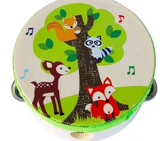 Alternative view of Pandero infantil con diseño