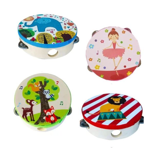 Pandero infantil con diseño