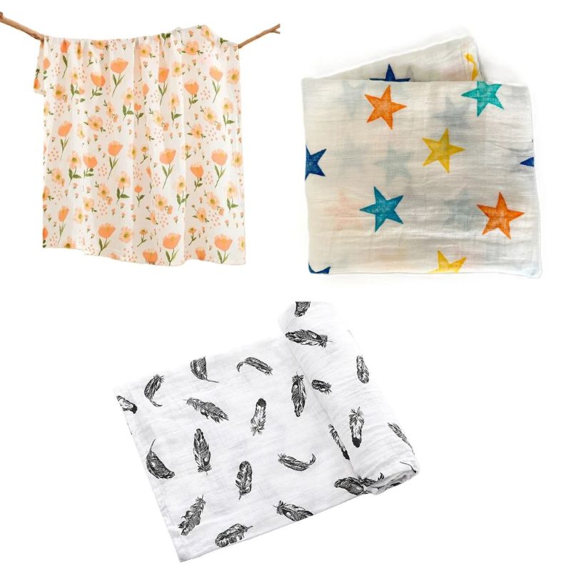 Swaddle algodón variedad de diseños | 100x100 cms - Imagen 10