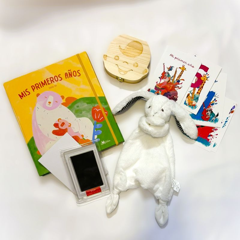 Cajita recuerdo Amanuta niño