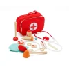 maleta de doctor infantil, set médico de madera