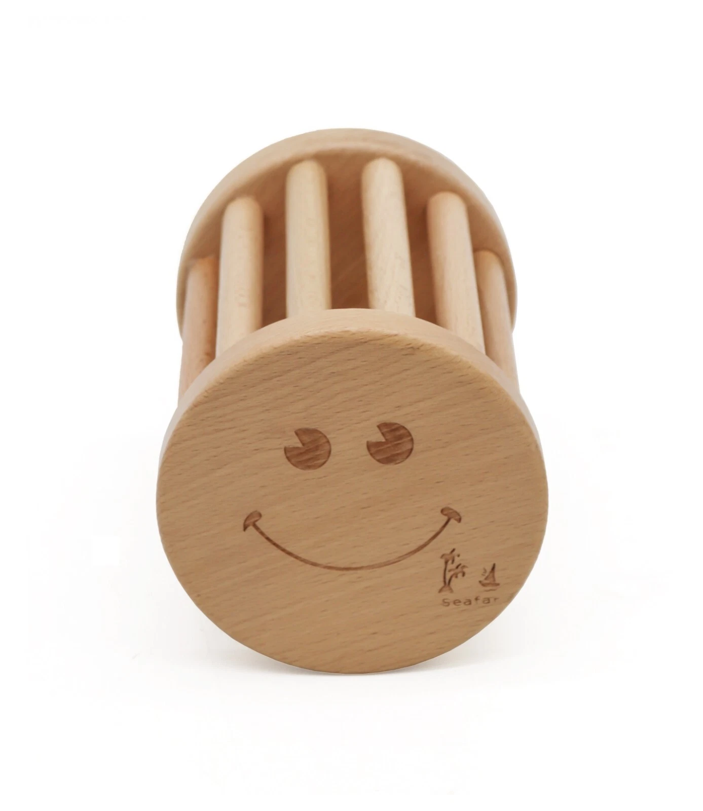 Cilindro sonajero roller de madera XL - Imagen 4