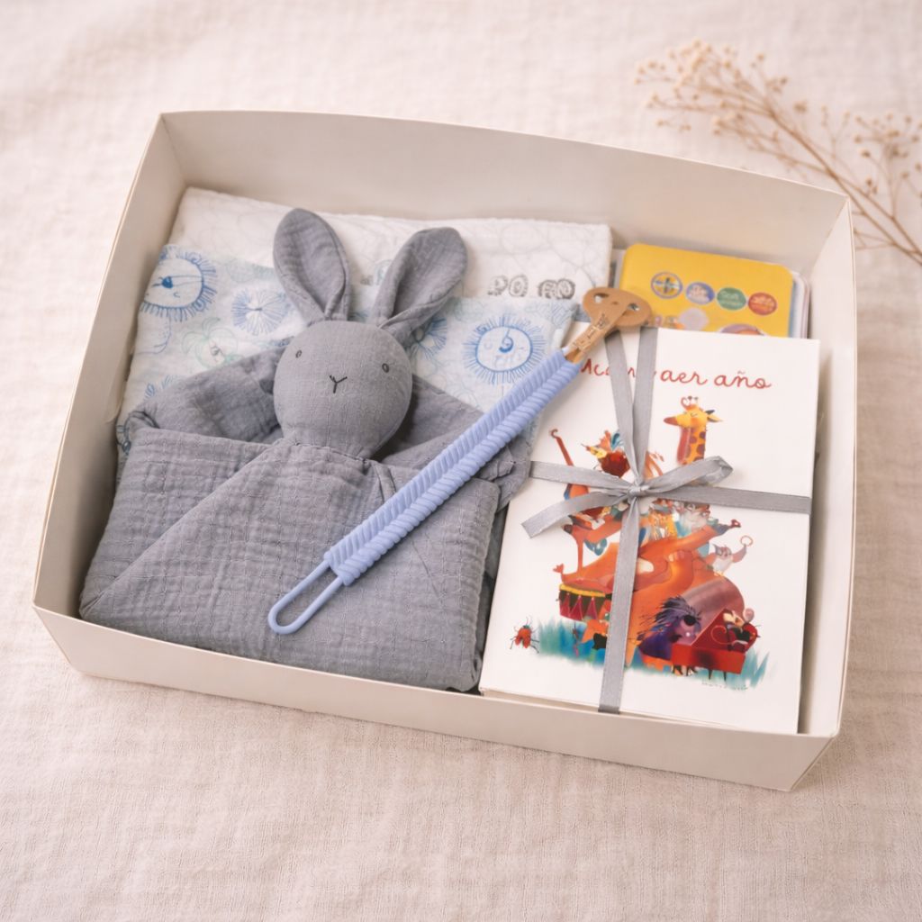 Caja animalitos gris