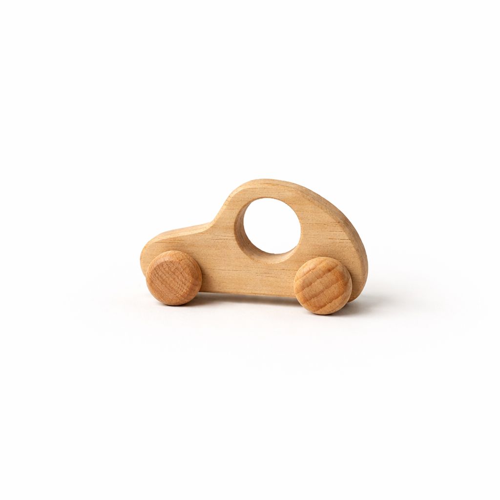Autitos de madera natural - Imagen 2