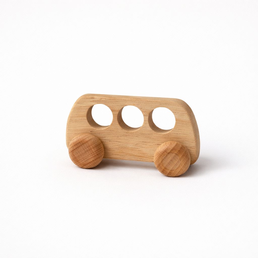 Autitos de madera natural - Imagen 3