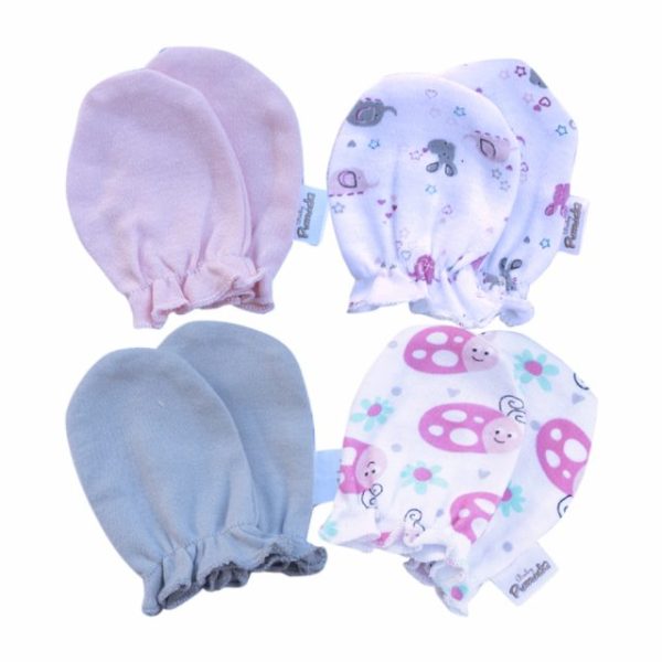 Mitones algidón niña (2 pares)