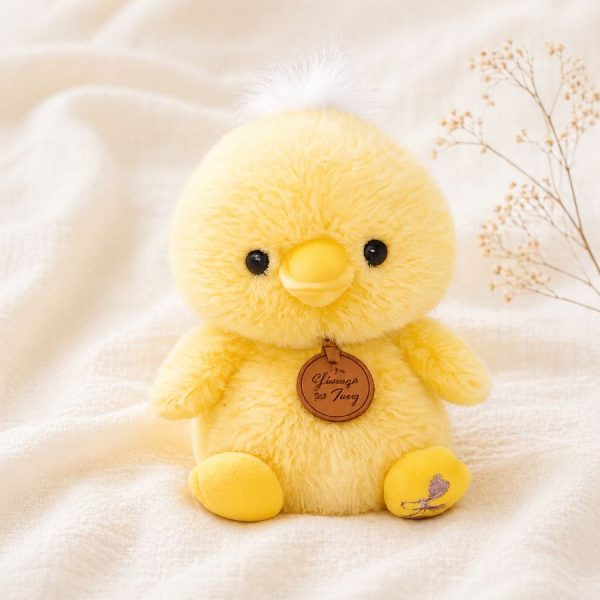 Patito de peluche ultra tierno. 18 cms de alto