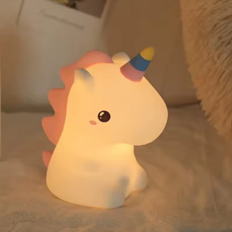 Lampara espantacuco silicona unicornio